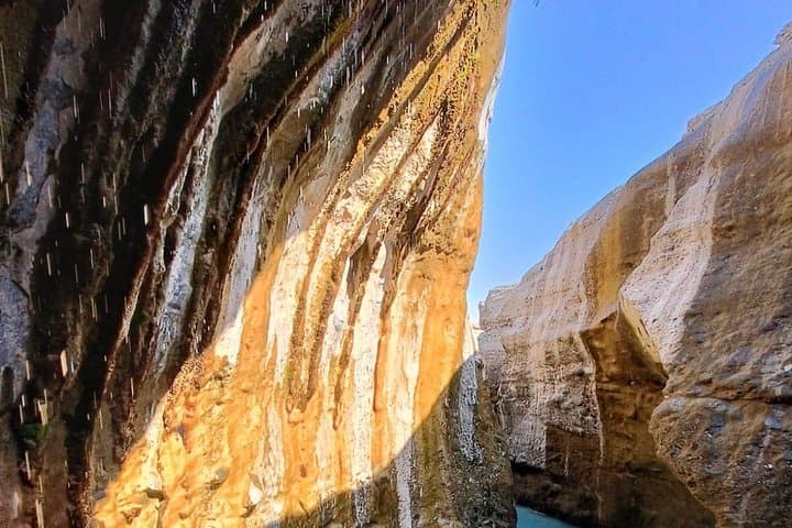 Wadi Alhoqain Canyon & Blue Lake Swim Adventure from Muscat photo 3