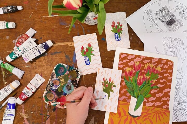 Gouache Workshop in Savannah’s Starland: Paint, Sip, and Explore photo 2