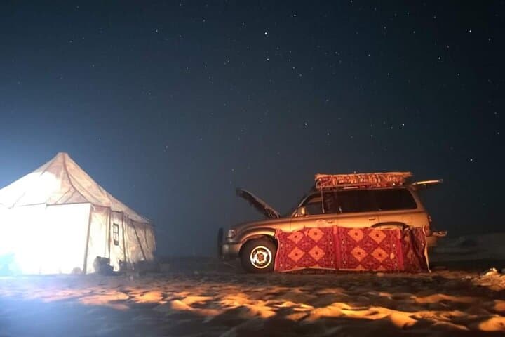 Bahariya Oasis Overnight: Black and White Desert 4x4 Camping Adventure photo 3