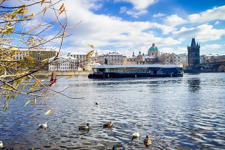 Evening Eco Cruise in Prague: Prosecco & Sunset Views of Charles Bridge photo 2