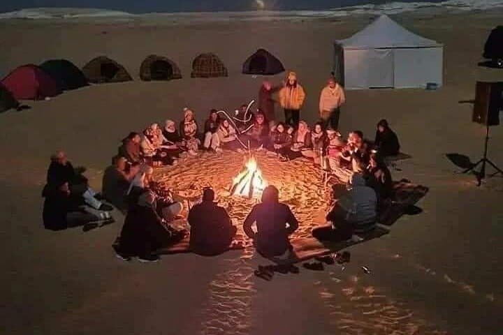 Bahariya Oasis Overnight: Black and White Desert 4x4 Camping Adventure