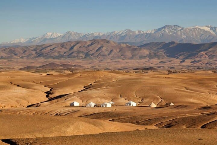 Sunset Quad Biking and Camel Ride in Agafay Desert with Traditional Moroccan Dinner photo 2
