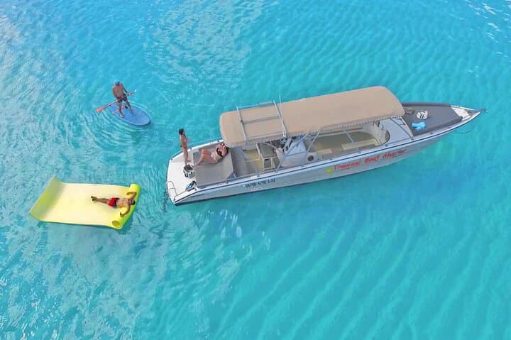 Sail Saint Martin: Private Day Charter to Tintamarre, Creole Rock and Plane-Spotting