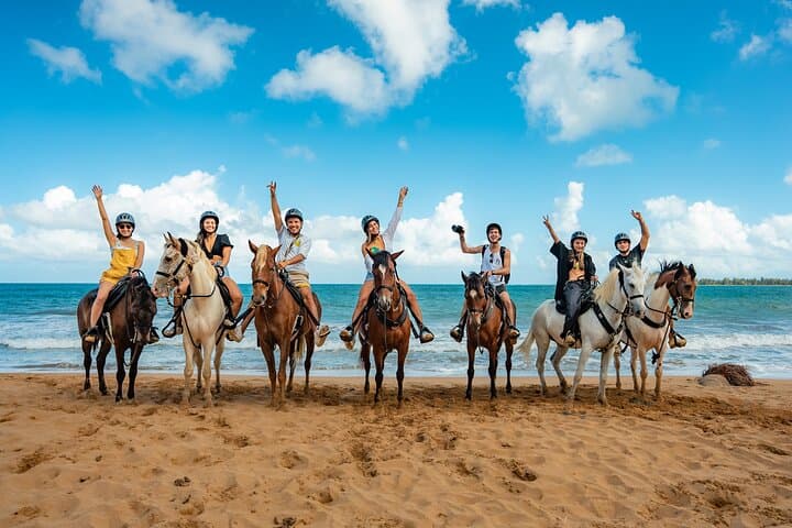 Luquillo Beach Horseback Ride from Carabalí Rainforest Adventure Park