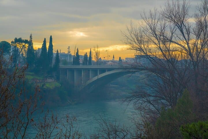 Family Walking Tour in Podgorica — Millennium Bridge, Clock Tower & River Confluence