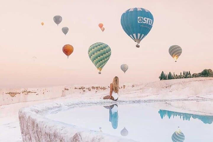 Pamukkale Hot Air Balloon Sunrise Flight with Transfers