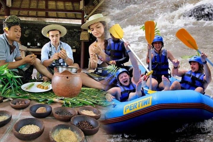 Ubud Balinese Cooking Class and Ayung River White-Water Rafting