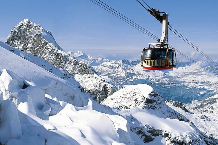 Mount Titlis Half-Day Trip from Lucerne: Rotair, Glacier Cave & Cliff Walk