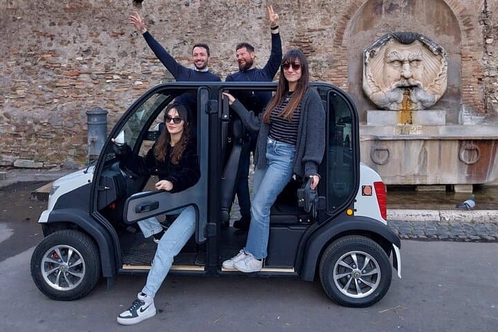 Private 3-Hour Rome Golf Car Tour: Colosseum, Appian Way & Local Tastes photo 2
