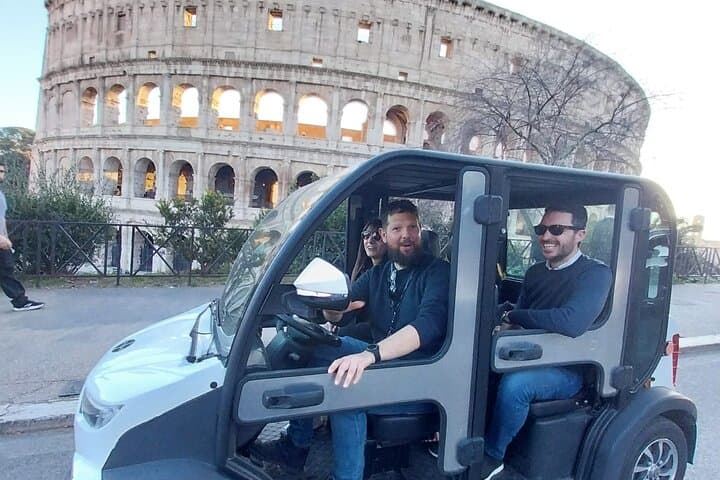 Private 3-Hour Rome Golf Car Tour: Colosseum, Appian Way & Local Tastes photo 4