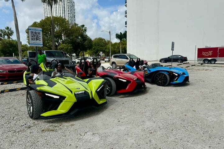 3-Hour Polaris Slingshot Rental Miami — Open-Air Coastal Drive