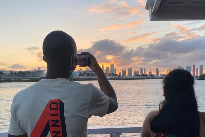 Miami Skyline Sunset Cruise on Biscayne Bay