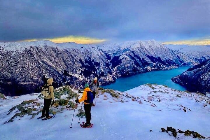 Snowshoe Hiking in Bergen — Guided Winter Tour to Fjord Views photo 2
