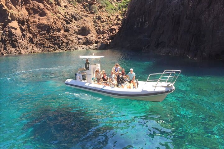 Calanques of Piana Small-Group RIB Tour from Cargèse — Capo Rosso & Swimming Pool Arch photo 5