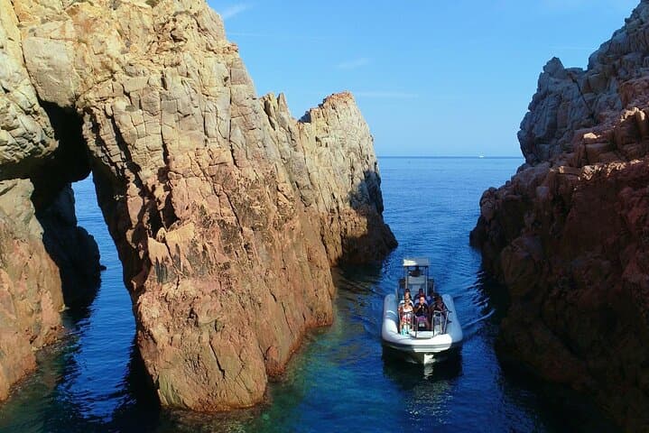 Calanques of Piana Small-Group RIB Tour from Cargèse — Capo Rosso & Swimming Pool Arch