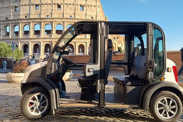 Private 3-Hour Rome Golf Car Tour: Colosseum, Appian Way & Local Tastes photo 5