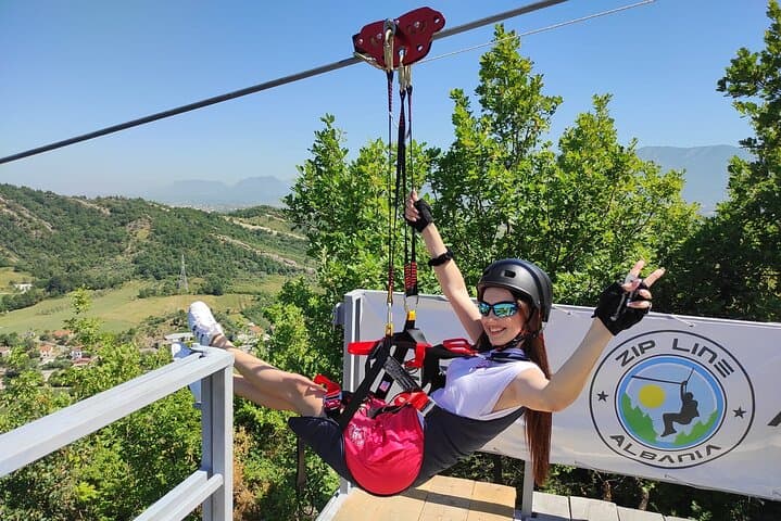 Soar Petrela: Balkans' Longest Zipline from Tirana