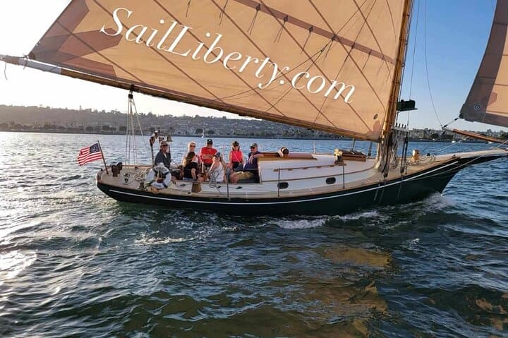 San Diego Bay Private Sunset Sailing Aboard Classic Yacht photo 6