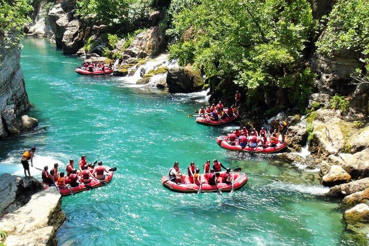 Köprülü Canyon Canyoning & Rafting — 2 km River Route with Roman Bridge