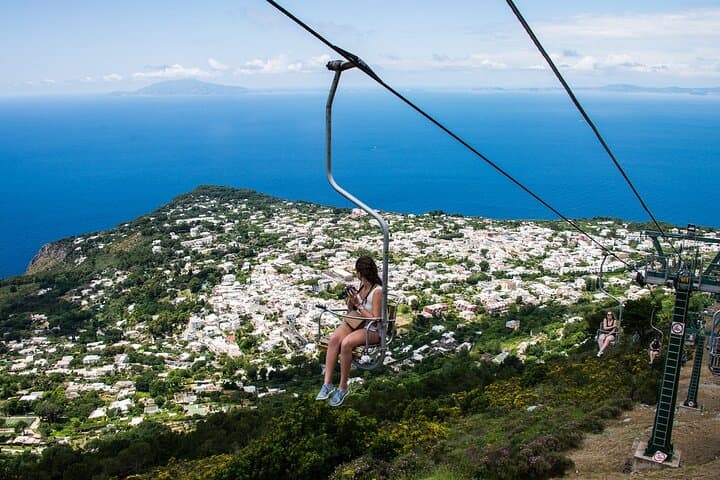 Capri Chairlift and Anacapri Day Tour — Villa San Michele, Piazzetta & Coastal Views