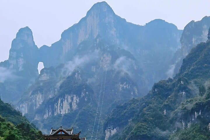Tianmen Mountain Private Day Trip & Fox Fairy Show — Cable Car, Cliff Walks, Cultural Performance photo 2