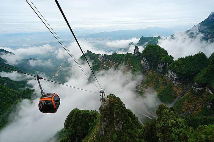 Tianmen Mountain Private Day Trip & Fox Fairy Show — Cable Car, Cliff Walks, Cultural Performance photo 3