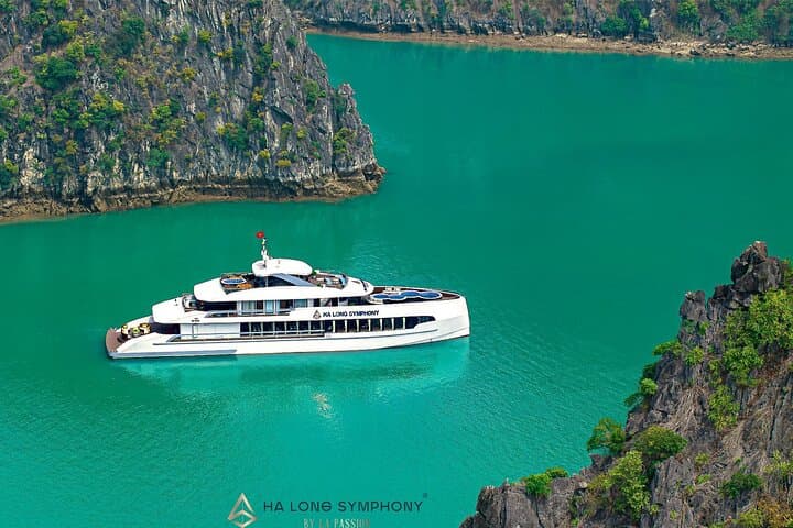 Halong Symphony: Luxury Day Cruise from Hanoi to Halong Bay
