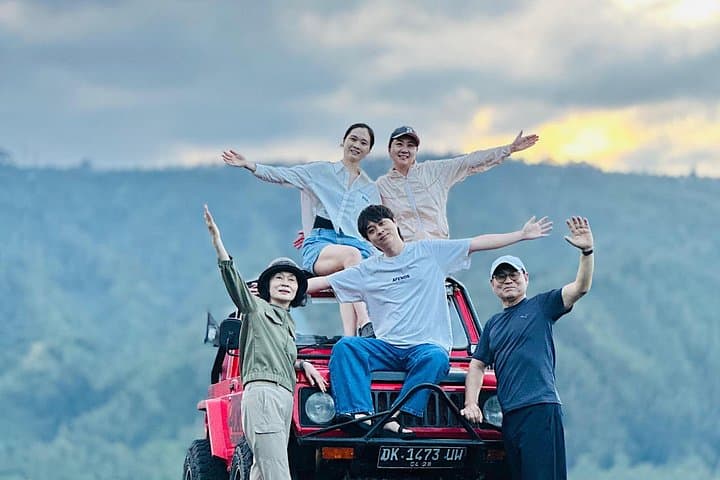 Kintamani 4WD Jeep Sunset: Black Lava, Black Sand & Mount Batur Views photo 5
