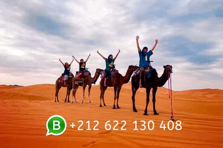 Overnight Camel Trek in Merzouga: Erg Chebbi Desert Camp Experience