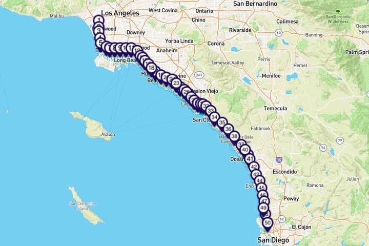 Pacific Coast Highway Self-Guided Driving Tour: LA to San Diego Audio Guide photo 3