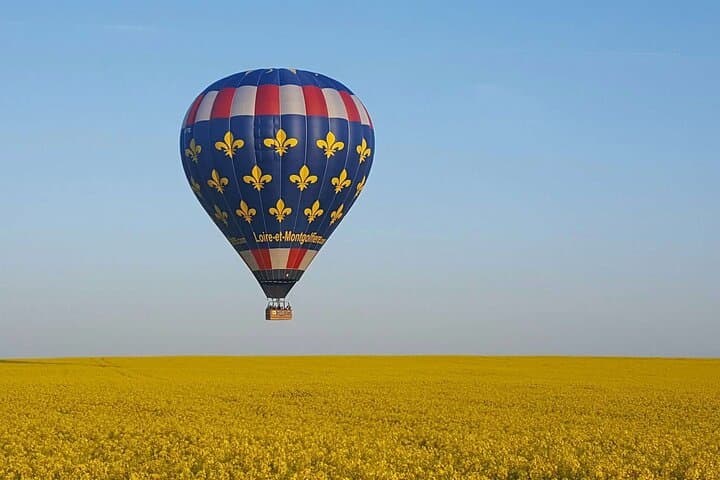 Loire Valley Hot Air Balloon Flight Over Châteaux & Vineyards