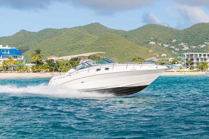 Luxury Private Sea Ray Sundancer Charter — St Maarten & Anguilla Snorkel Day photo 2
