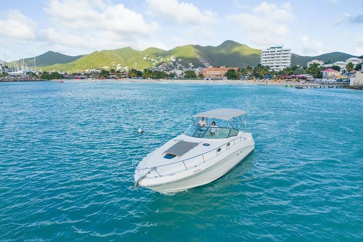 Luxury Private Sea Ray Sundancer Charter — St Maarten & Anguilla Snorkel Day photo 3