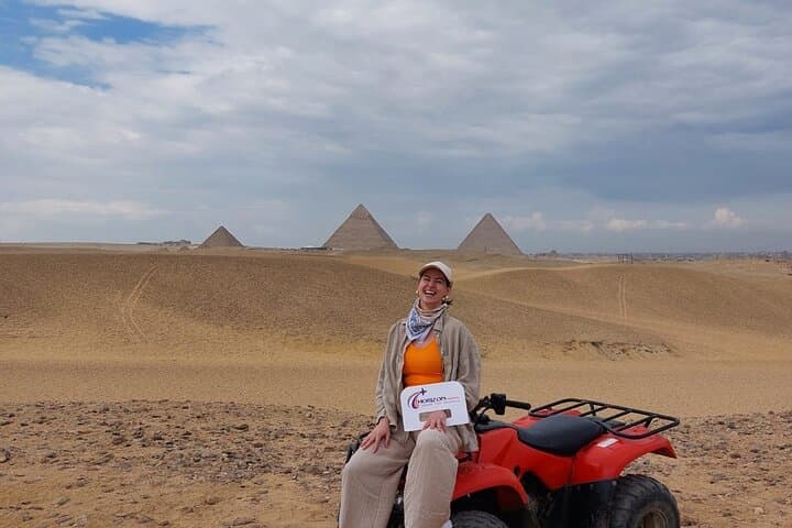 ATV Ride at the Pyramids: 1-Hour Desert ATV Experience Near Giza photo 2