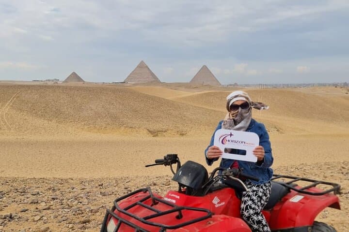 ATV Ride at the Pyramids: 1-Hour Desert ATV Experience Near Giza photo 4