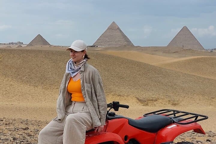 ATV Ride at the Pyramids: 1-Hour Desert ATV Experience Near Giza photo 6