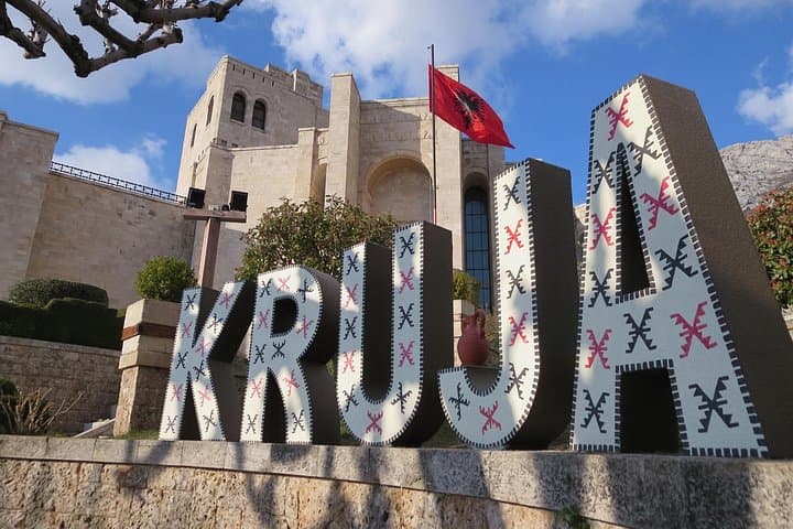 Kruja Castle Day Tour from Durres & Golem — Skanderbeg Museum, Ottoman Bazaar and Sari Salltik Shrine
