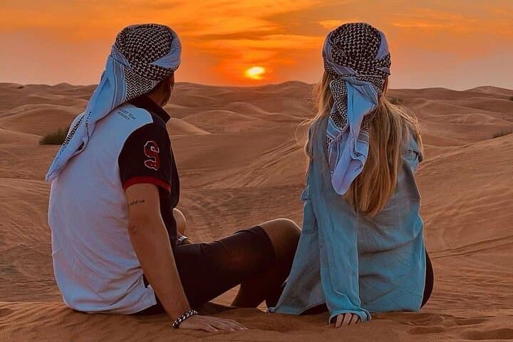 Private Dubai Desert Safari with VIP Camp, Dune Bashing & Sunset BBQ photo 4