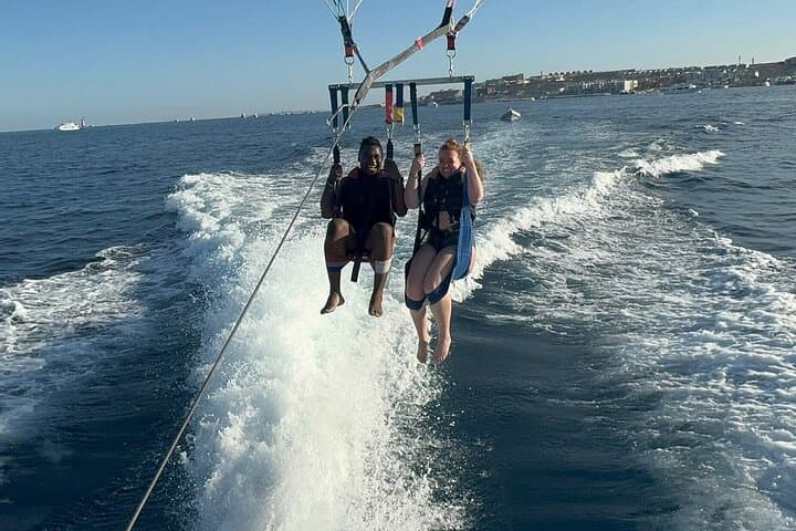 Parasailing Over Naama Bay: Sharm El Sheikh Aerial Tour with Hotel Transfer photo 4