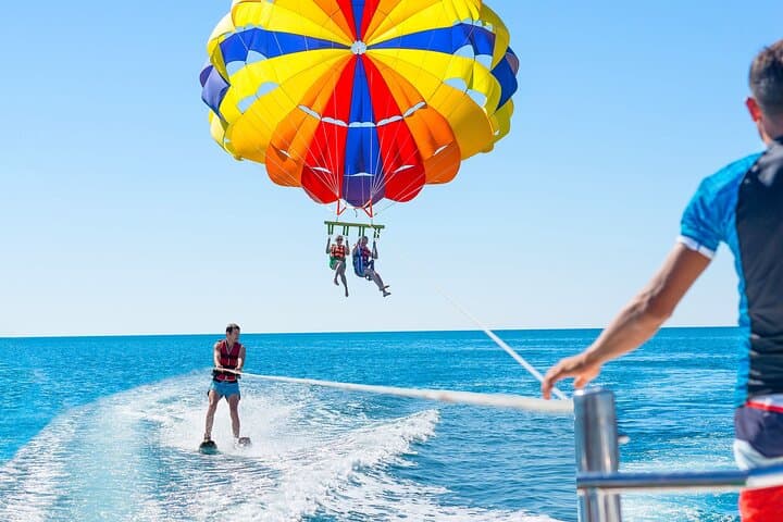 Sky-High Parasailing Over Hurghada's Red Sea