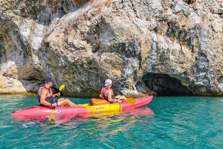 Kayak + Via Ferrata Around Lun's Ancient Olive Gardens photo 6