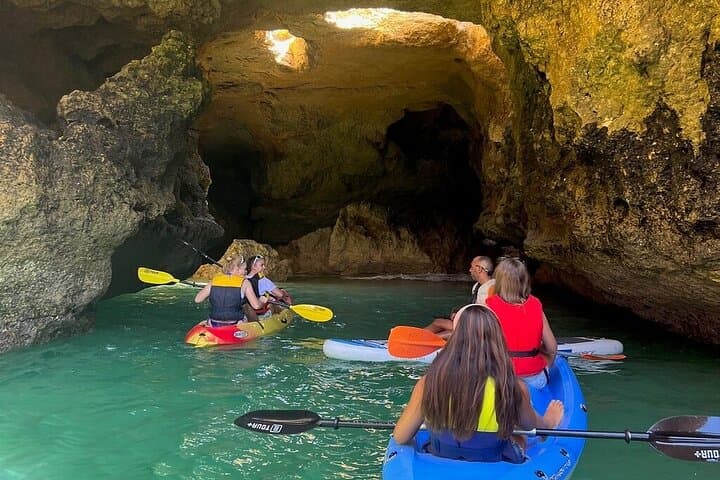 Benagil Cave Kayak Tour from Praia da Marinha: Sea Arches, Hidden Beaches & Coastal Lore photo 3