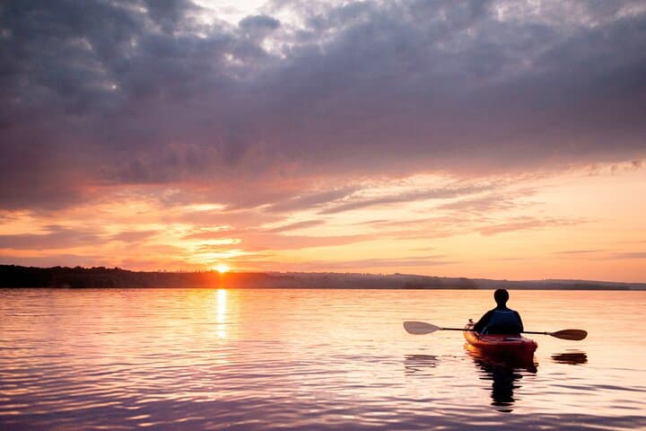 Somers Bay Flathead Lake Sunset Kayak Tour: Juniper Islands & Mountain Views