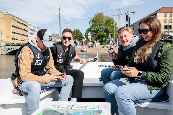 Self-Drive Electric Boat in Gothenburg Canals — City Cruise & Fika Stops photo 4