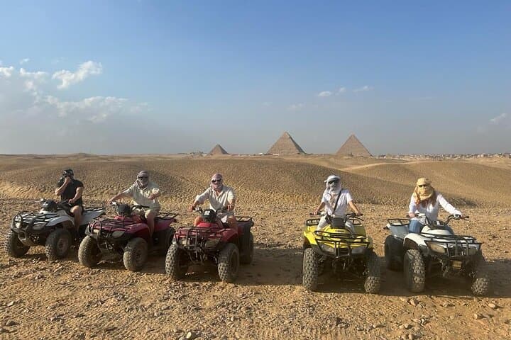 Giza Pyramids Private Tour with Camel, ATV Quad & Koshary Lunch