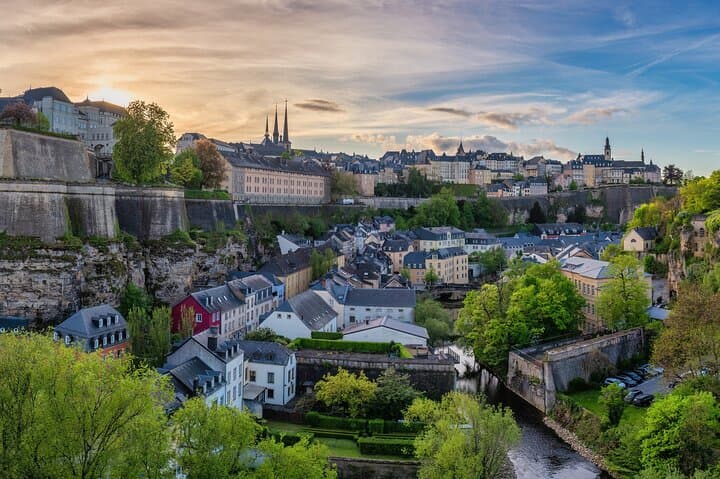 Explore Luxembourg City: Private Guided Tour of the Corniche, Grund & Neumünster photo 1