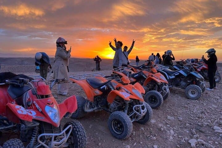 Agafay Desert Sunset Quad Bike Tour & Dinner Show from Marrakesh photo 3