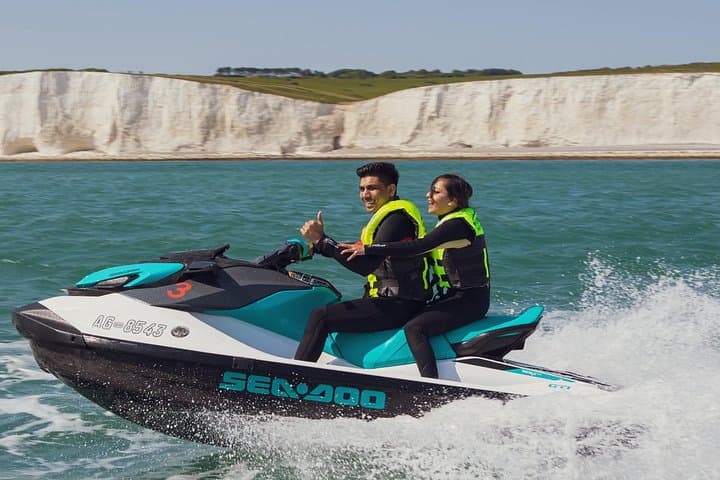 Seven Sisters Jet Ski Safari: Ride Chalk Cliffs & Coastal Wildlife from Newhaven photo 1