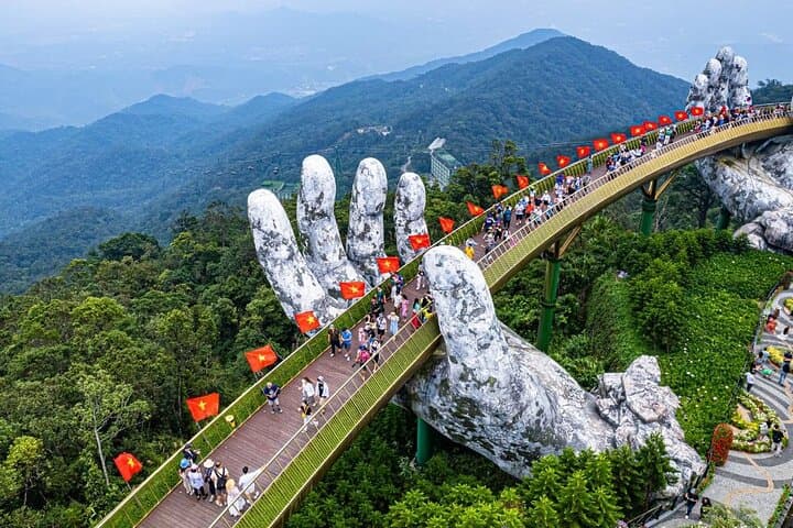 Ba Na Hills & Golden Bridge Day Trip from Hoi An — Cable Car, French Village & Linh Ung Pagoda