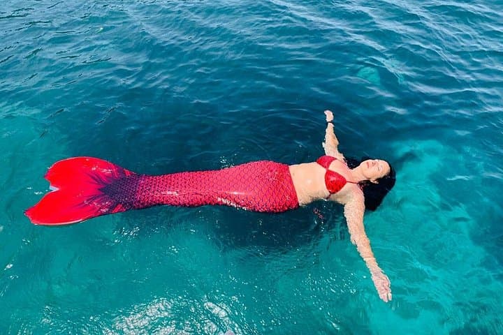 Mermaid Private Experience in Southern Sardinia — Learn Mermaiding in Crystal Waters